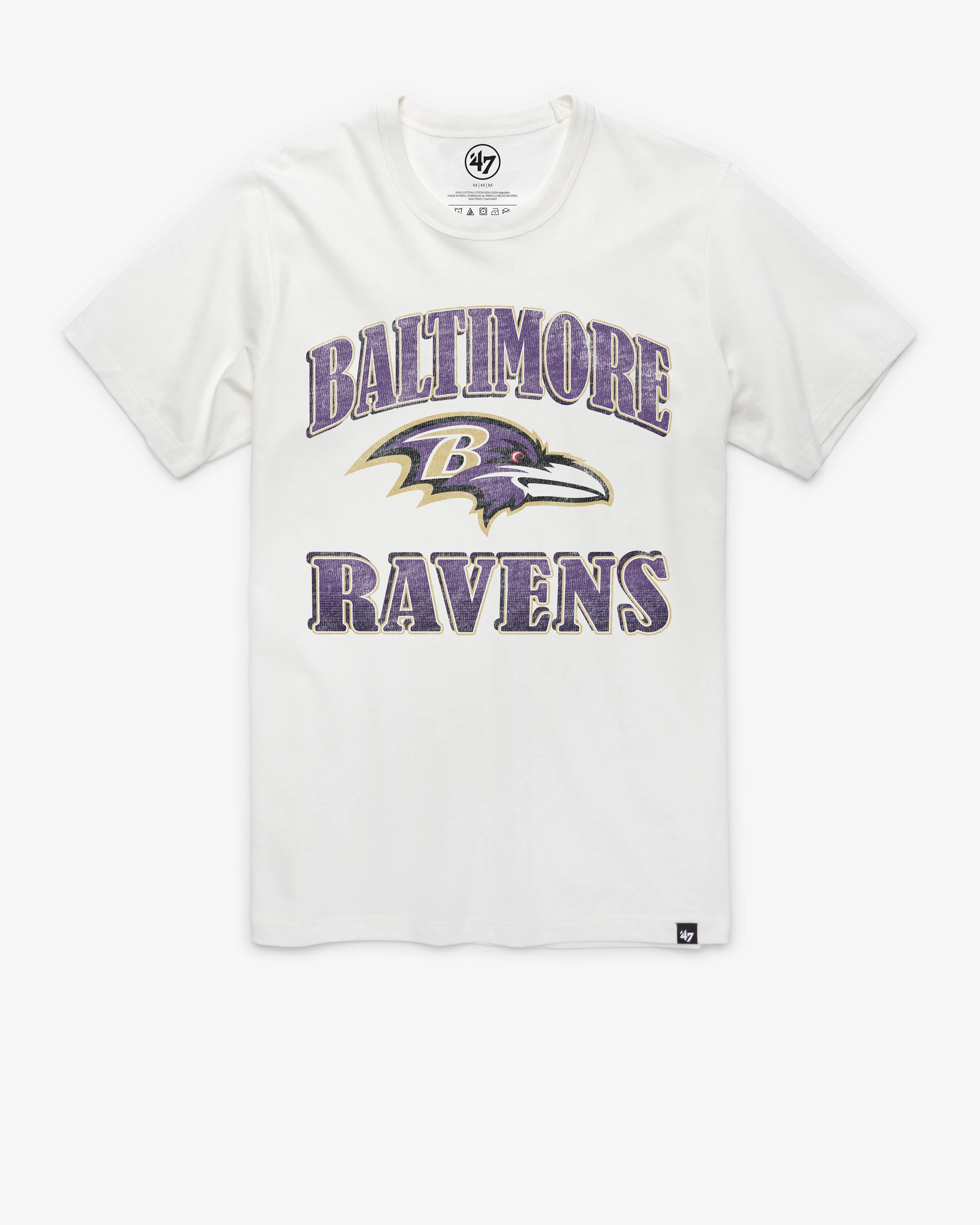 BALTIMORE RAVENS OVERRUN '47 FRANKLIN TEE