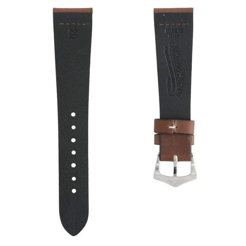 Brown Vintage Leather Watch Strap