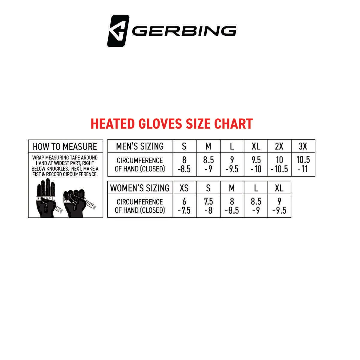 Gerbing G4 Heated Gloves for Women - 12V Motorcycle