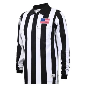 GR8 Call 2" Stripe StormSkin Foul Weather Football Referee LS Shirt/Jacket