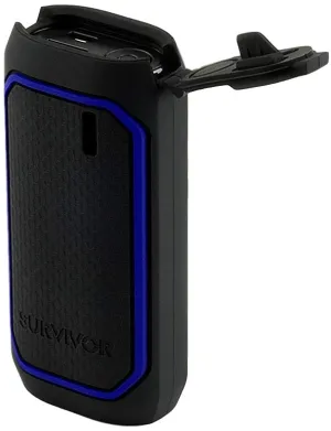 Griffin Technology Survivor 6,000 mAh Power Bank in Black/Blue