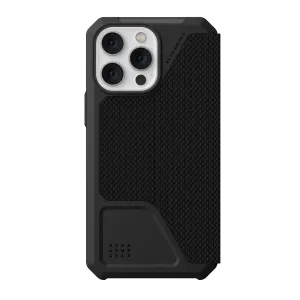 iPhone 14 Plus UAG Metropolis Folio Case - Kevlar Black - 15-10172