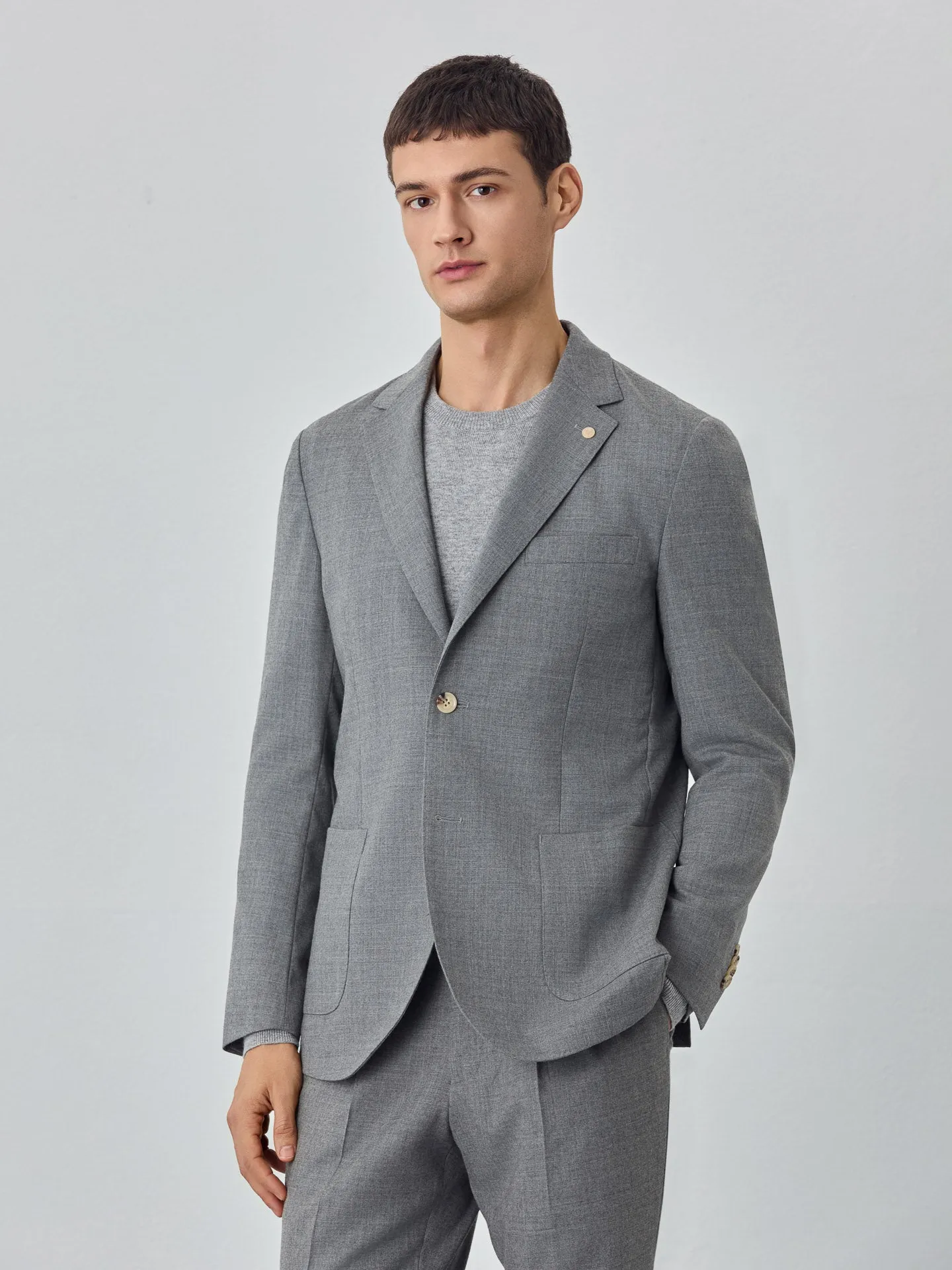 Luxe Leisure Premium Flannel Blazer