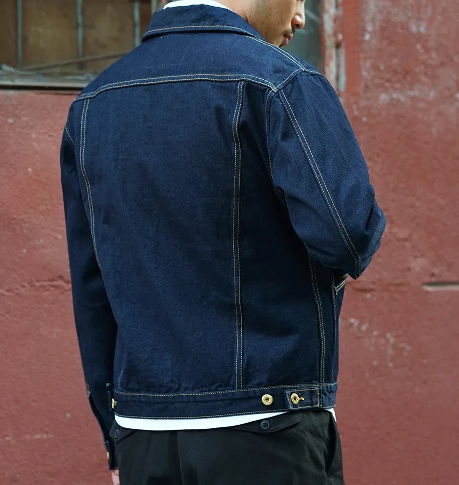 Men's 15.6OZ Selvedge Denim Trucker Jacket