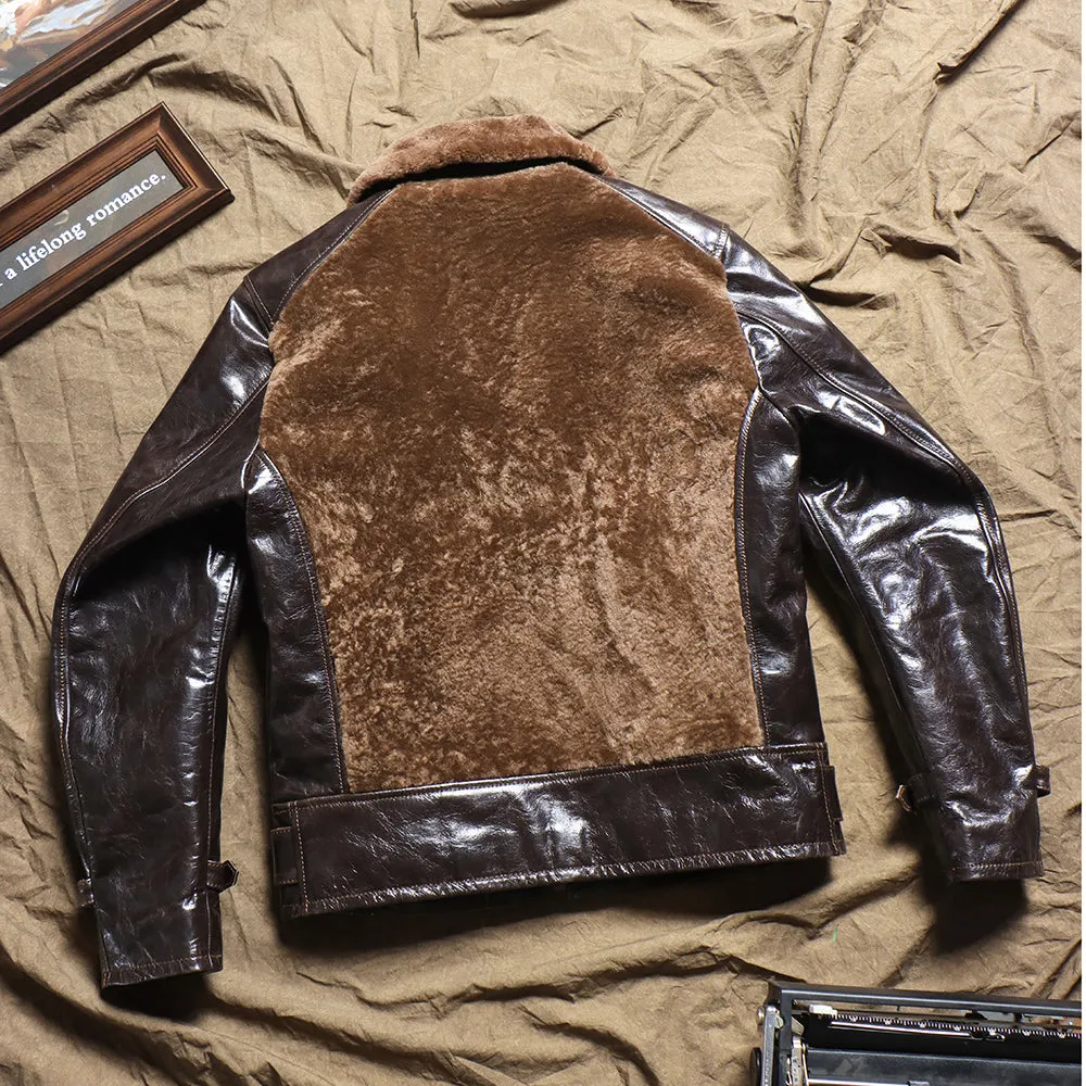 Men's Brown GRIZZLY Leather Jacket