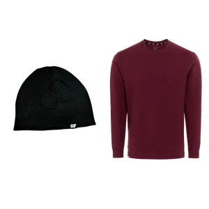 Merino Wool Bundle | Beanie   Crewneck Sweatshirt