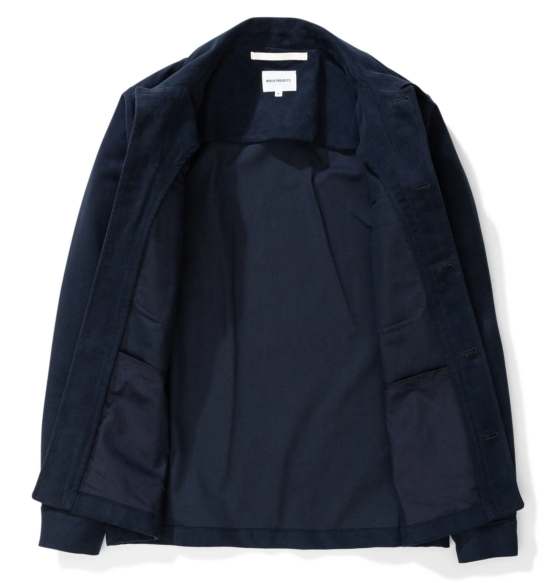 Norse Projects Kyle Moleskin Jacket – Dark Navy