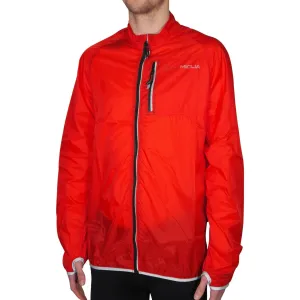 Piu Miglia Rimini Mens Cycling Rain Jacket - Red