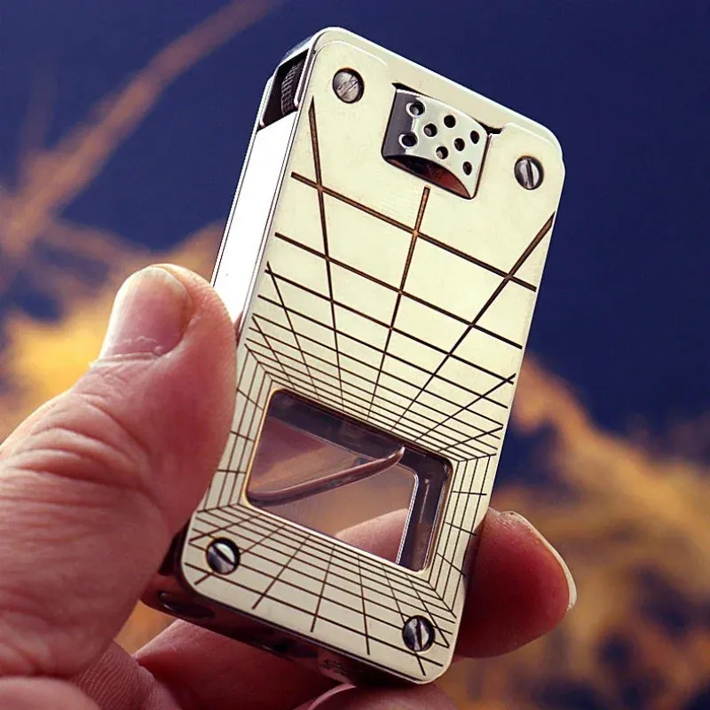 Premium Ruler Design Windproof Metal Lighter