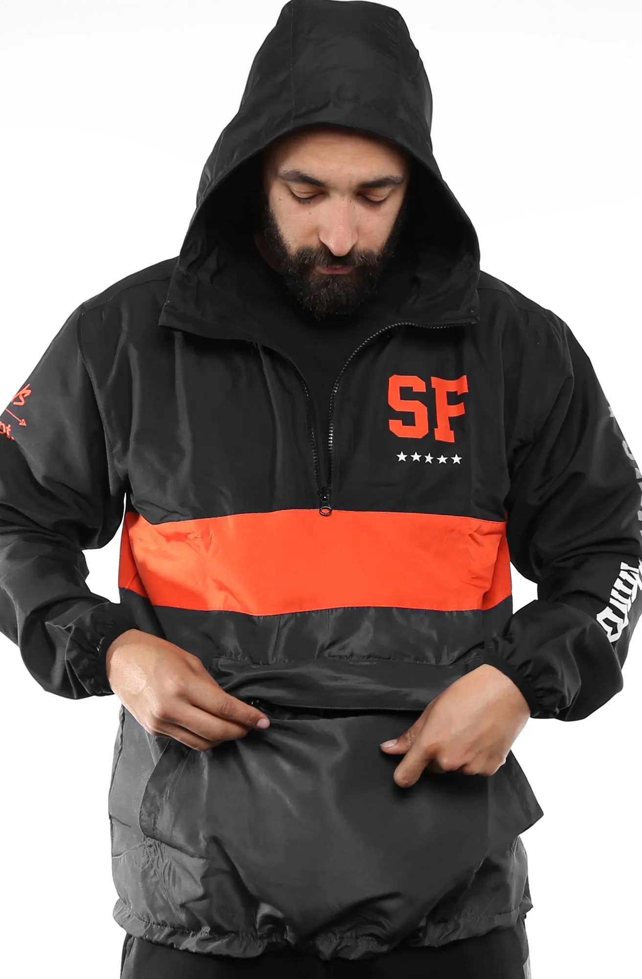 SAVS X Adapt :: State of Mind (Men's Black/Slate Anorak Jacket)