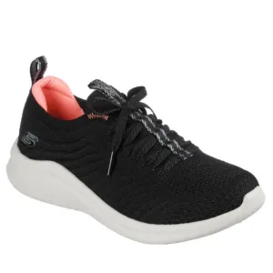 Skechers Ultra Flex 2.0 Fresh Path Black/Pink Slip On