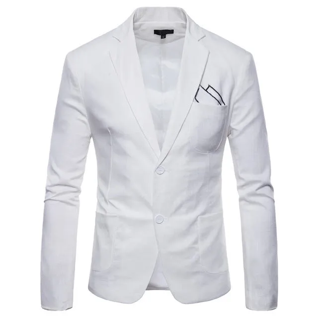 Solid Bright Colour Men Casual Blazer