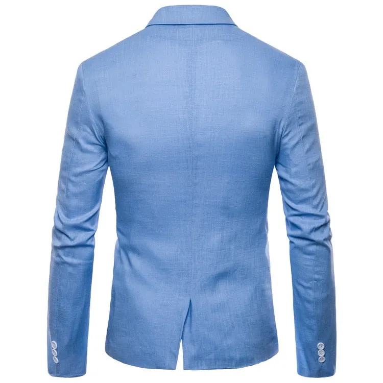 Solid Bright Colour Men Casual Blazer