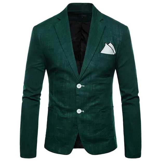 Solid Bright Colour Men Casual Blazer