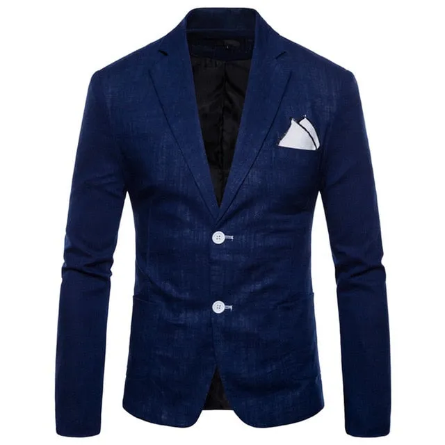 Solid Bright Colour Men Casual Blazer