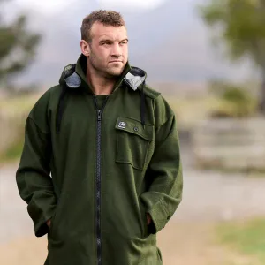 Swanndri Mens Mosgiel Wool Bushshirt with Zip-up Front