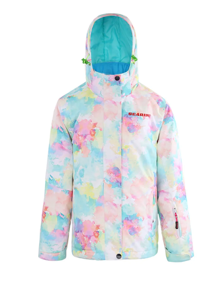 Yeefine Girls Colorful Winter Warm Snowboard Ski Jacket