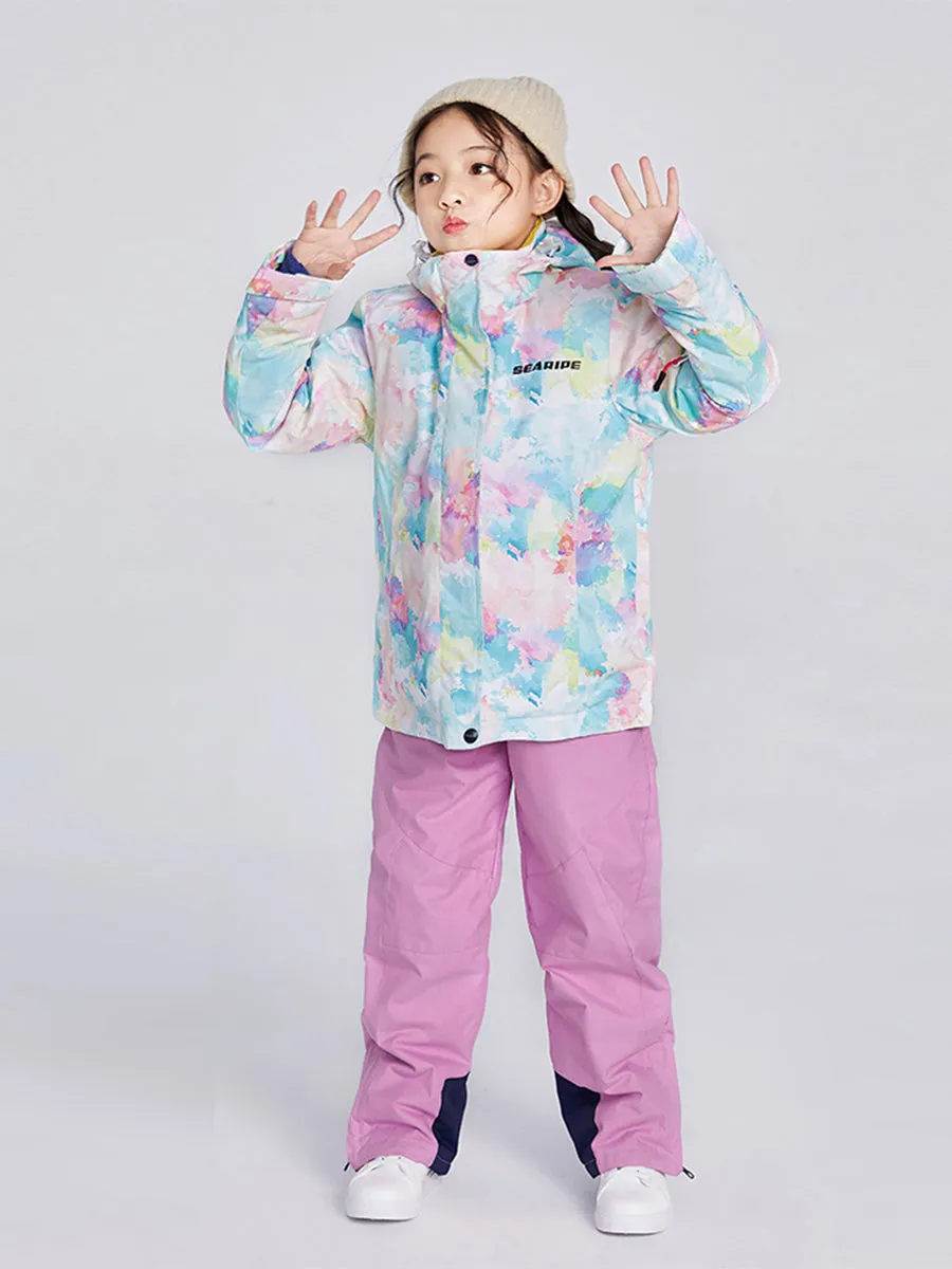 Yeefine Girls Colorful Winter Warm Snowboard Ski Jacket