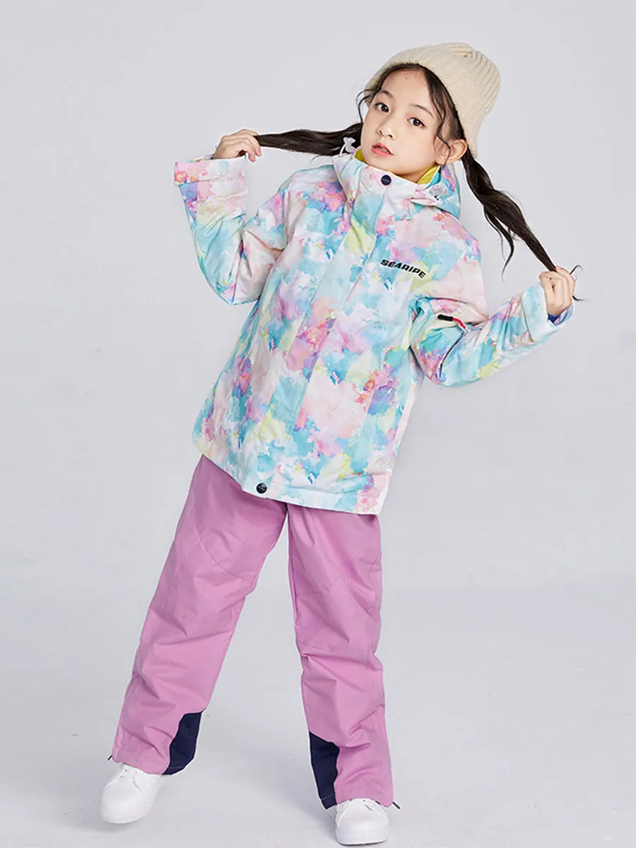 Yeefine Girls Colorful Winter Warm Snowboard Ski Jacket